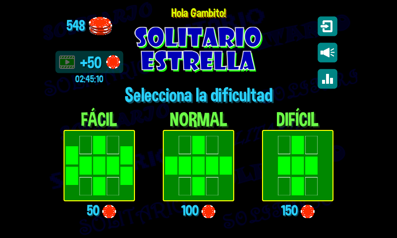 Solitario Estrella Captura de tela 3