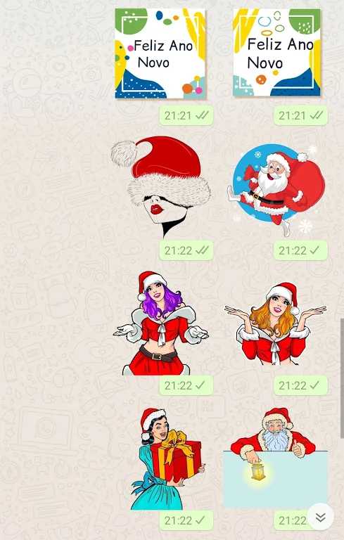 Feliz Ano Novo 2023 Figurinhas ภาพหน้าจอ 2