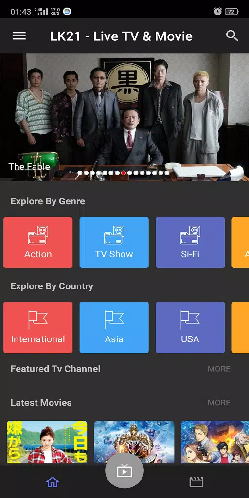 LK21 XXI - Live TV,  Movie  & Drama HD Sub Indo應用截圖第2張