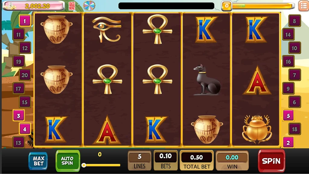 Egyptian Classic Slot Machine 스크린샷 1