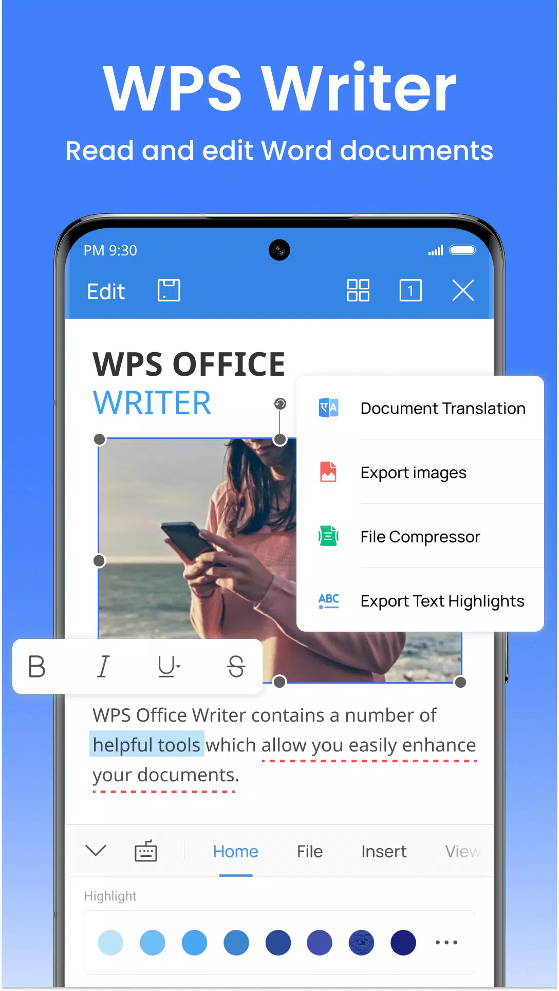 WPS Office Lite Скриншот 2