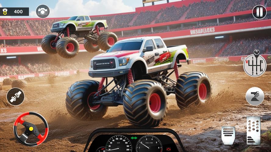 Monster Truck Racing Game 3D Captura de tela 4