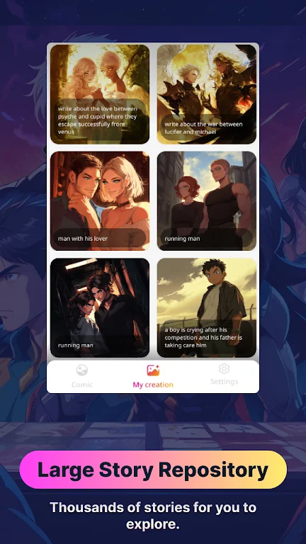 Comickey - AI Comic Maker スクリーンショット 4
