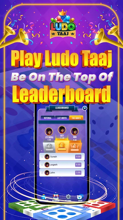Schermata Ludo Taaj - Play Ludo & Win 3