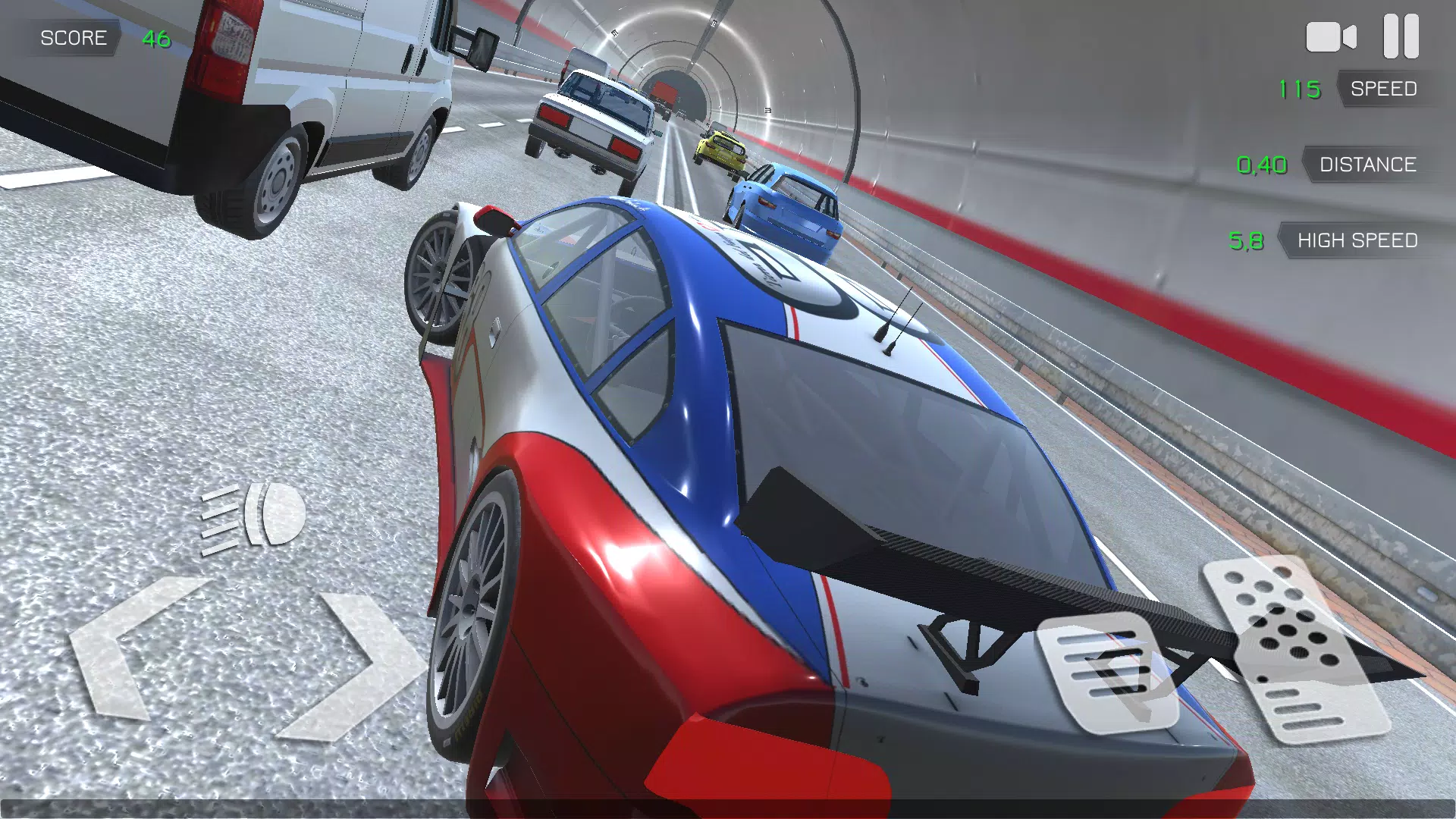 Passat High-Speed Traffic Race Tangkapan skrin 1