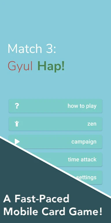 Match 3 Card Game - Gyul Hap應用截圖第1張