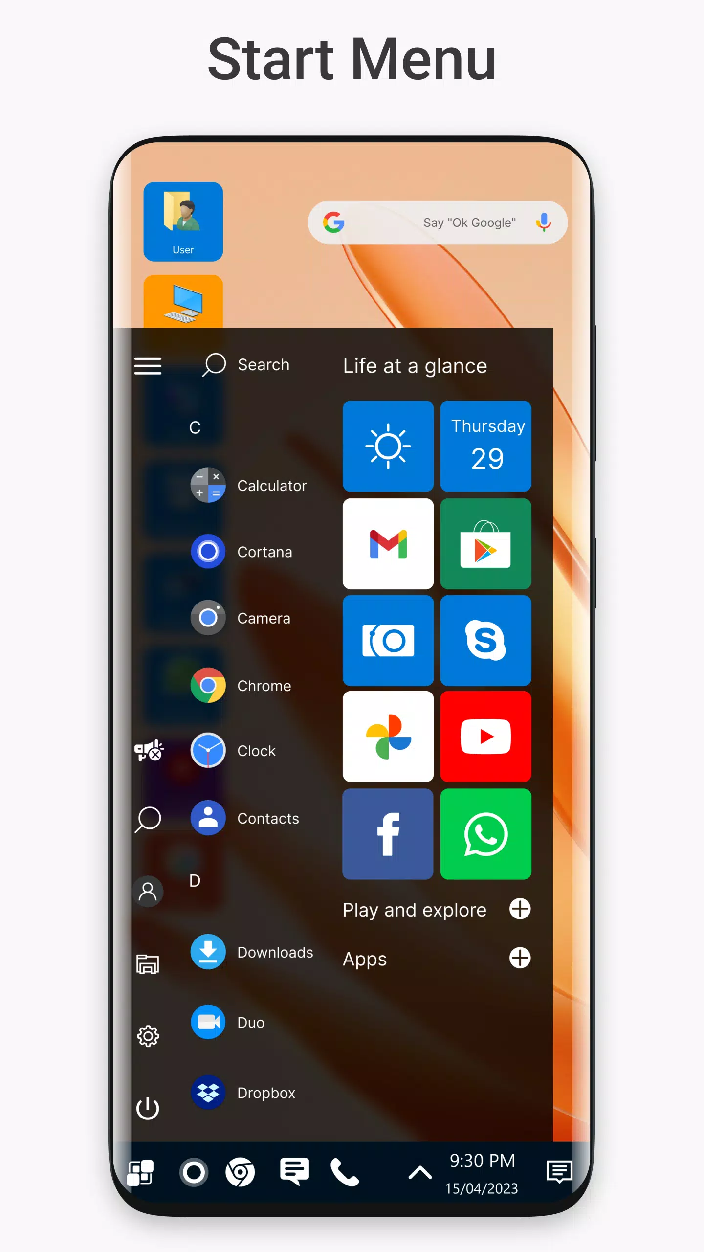 Win 11 Launcher應用截圖第2張