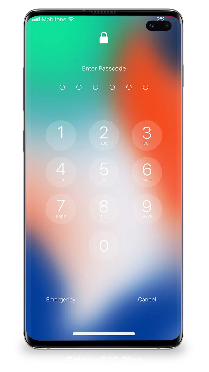 Lock Screen iOS 15 ภาพหน้าจอ 1
