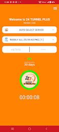24 TUNNEL PLUS - Secure VPN Captura de tela 3
