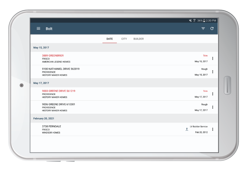 ECI Bolt Schermafbeelding 2