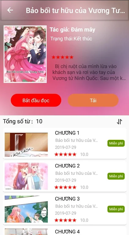 Ngôn Tình -- Webtoon,Manga,Comics ဖန်သားပြင်ဓာတ်ပုံ 2