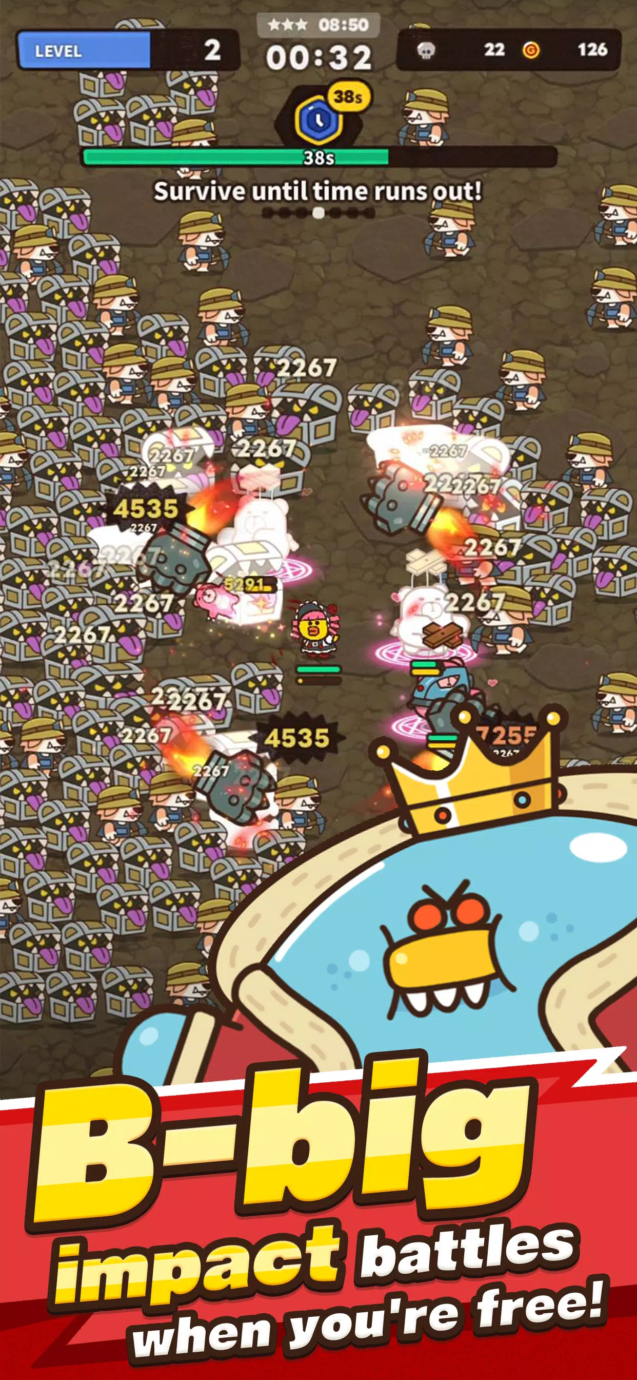 LINE Hero Rumble/Let's rumble! Screenshot 1