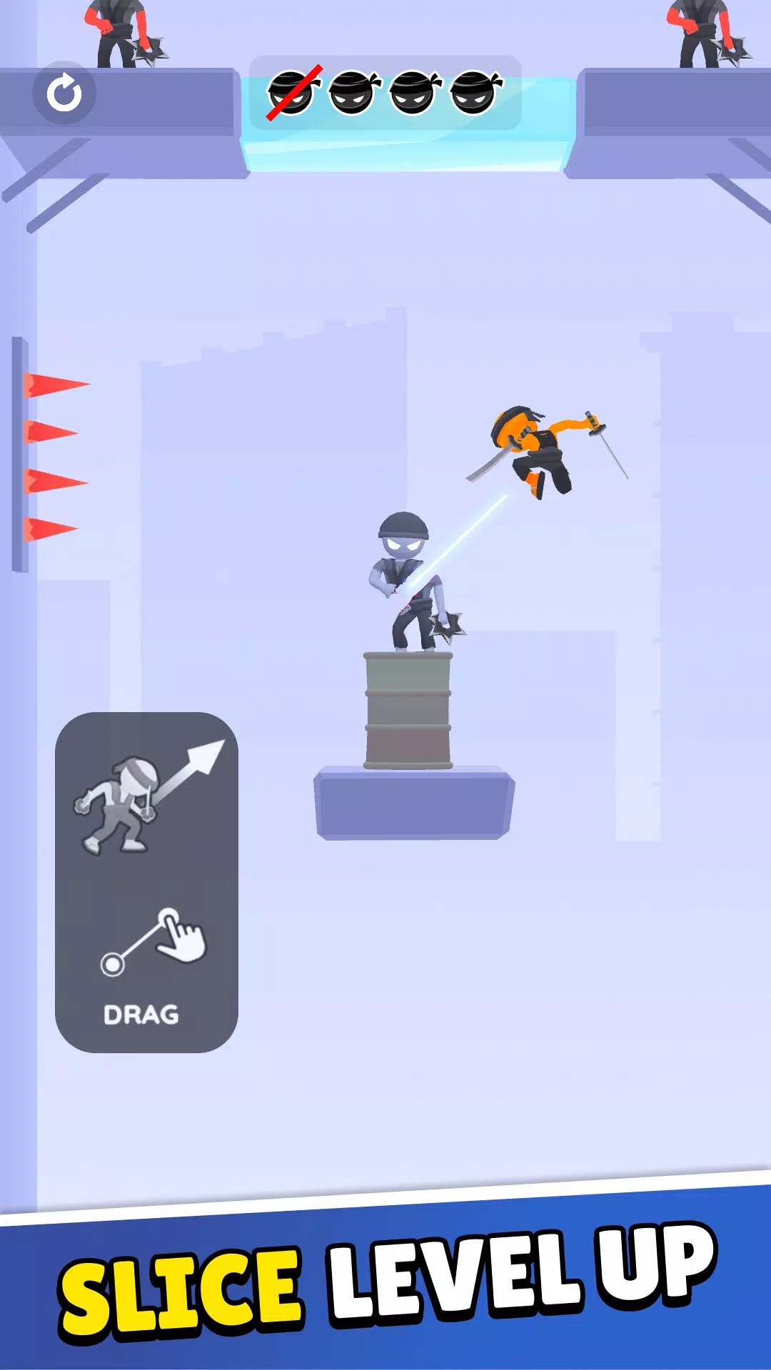 Slicing Hero Sword Master Game Captura de tela 1
