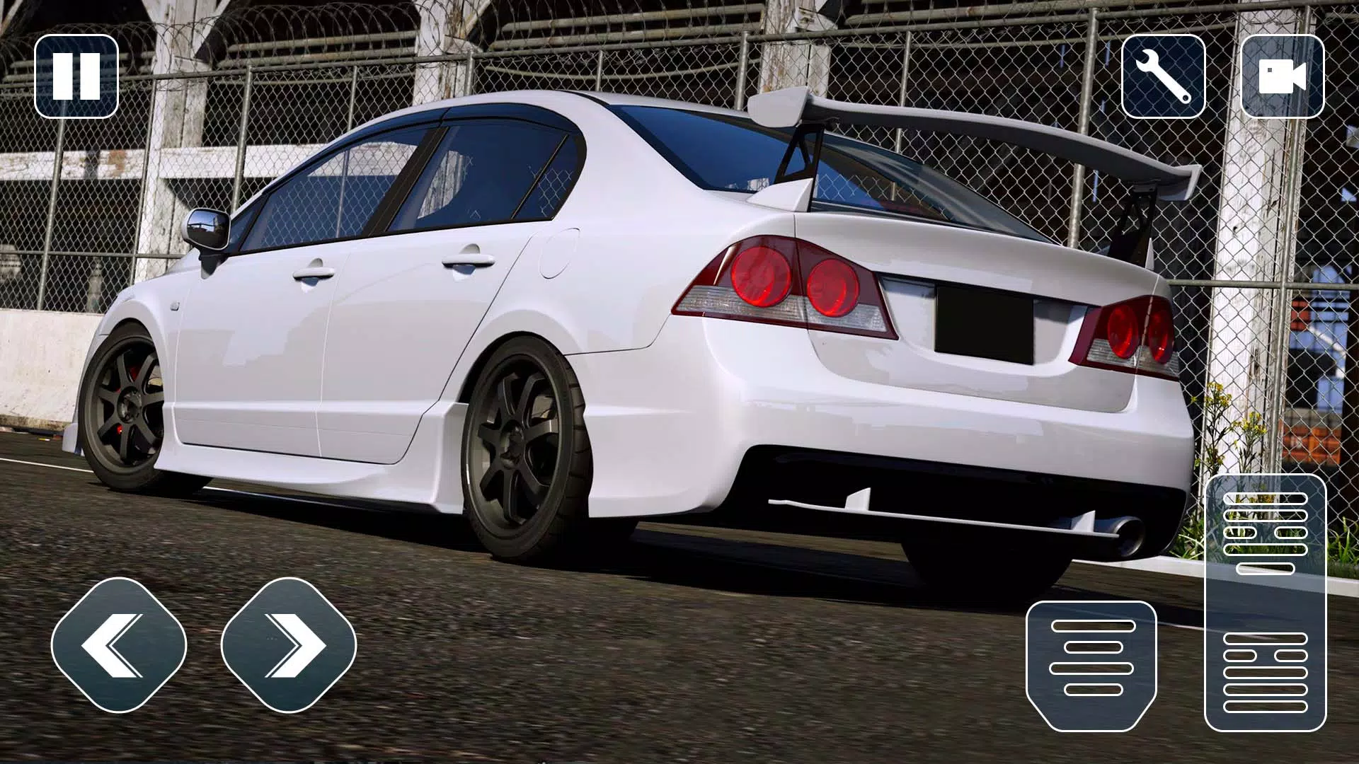 Furious Civic Car City Race Captura de pantalla 1