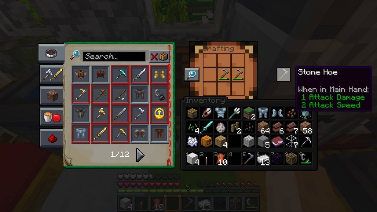 Minecraft'ta onarım öğesi