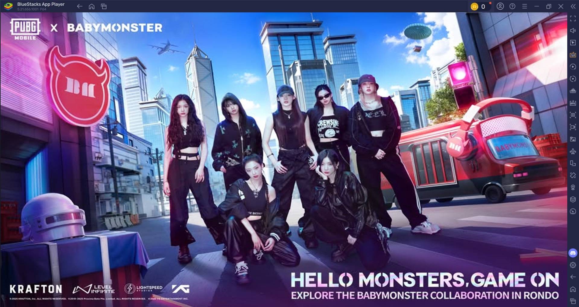 PUBG Mobile和Babymonster合作活動