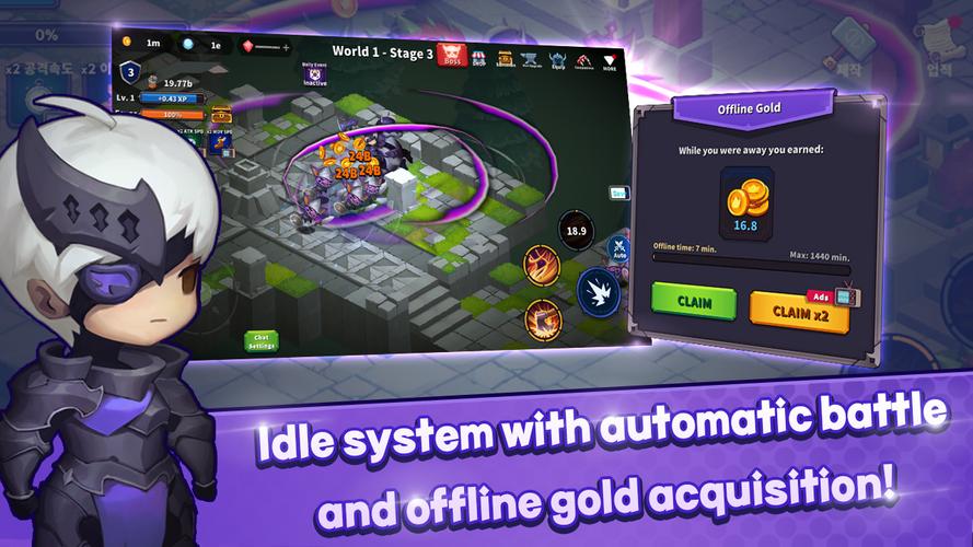 Idle Iron Knight Capture d'écran 1