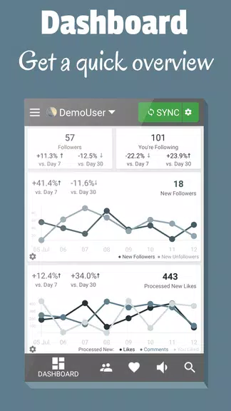 Follower Stats for Instagram スクリーンショット 1