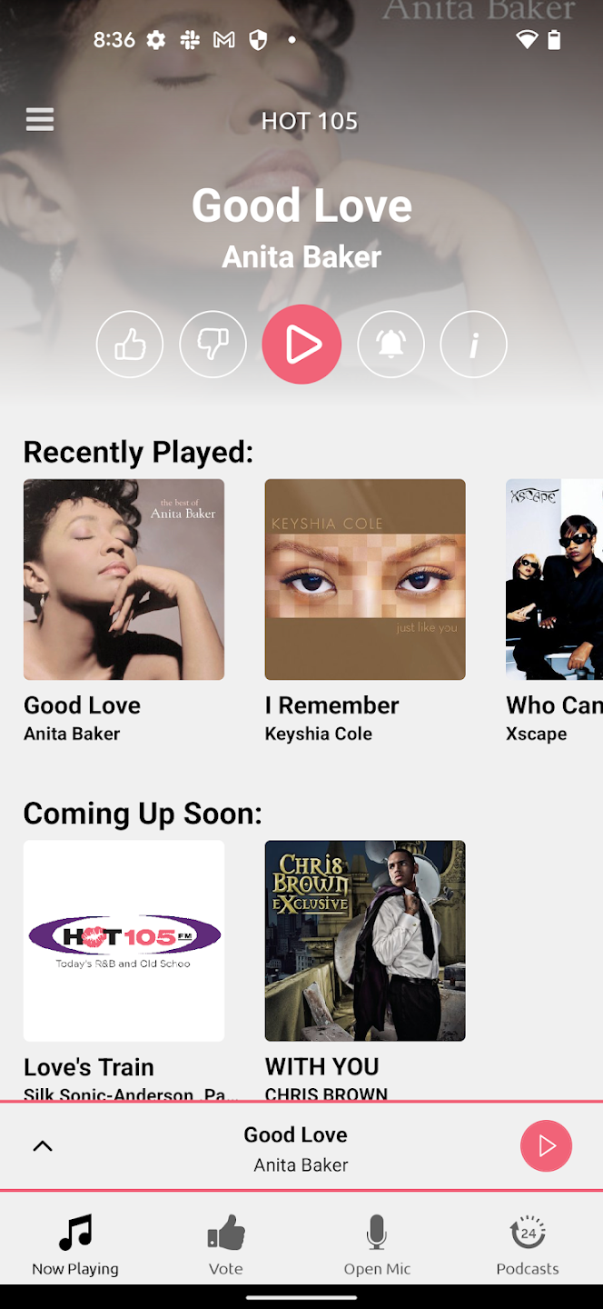 HOT 105 FM Miami ဖန်သားပြင်ဓာတ်ပုံ 2