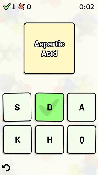 Amino Acid Quiz Captura de tela 3