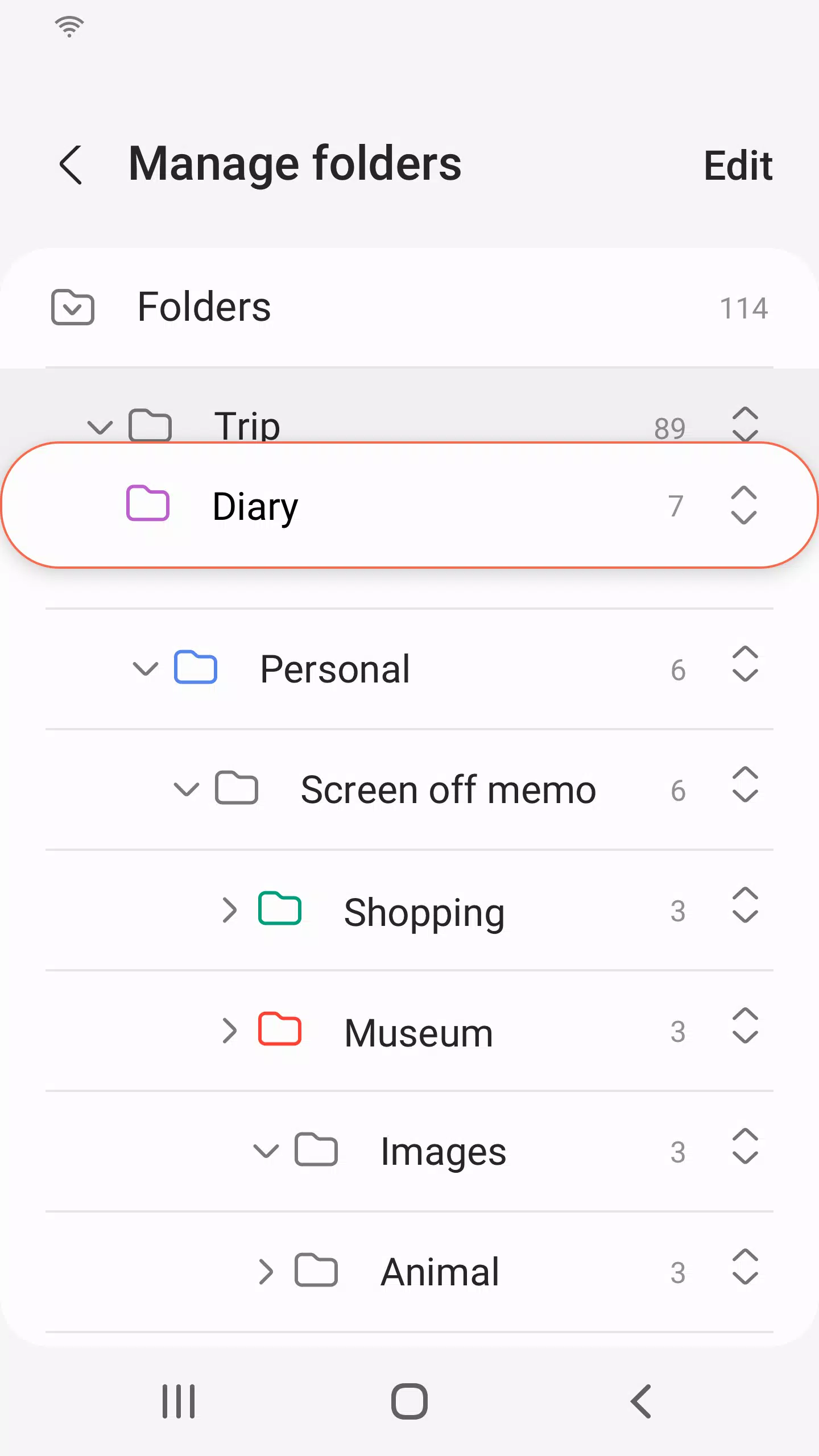 Samsung Notes ภาพหน้าจอ 2