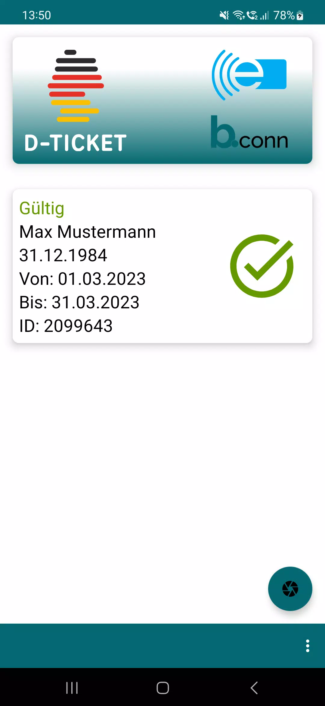 Deutschlandticket Kontrolle應用截圖第2張