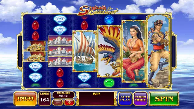 SINBAD'S GOLDEN VOYAGE (FREE CASINO SIMULATOR) Screenshot 2