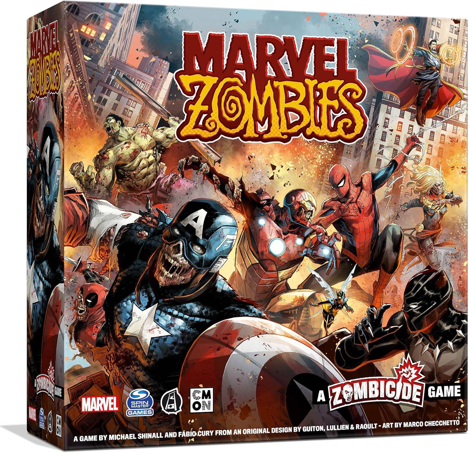 Marvel Zombies game board