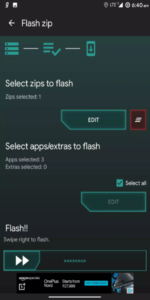 Schermata Migrate Flasher 3