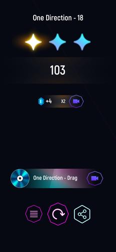 One direction Tiles Hop EDM Ru Captura de pantalla 1