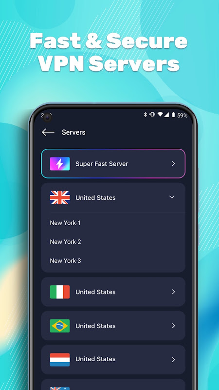 XMaster - Fast & Secure  VPN Capture d'écran 4
