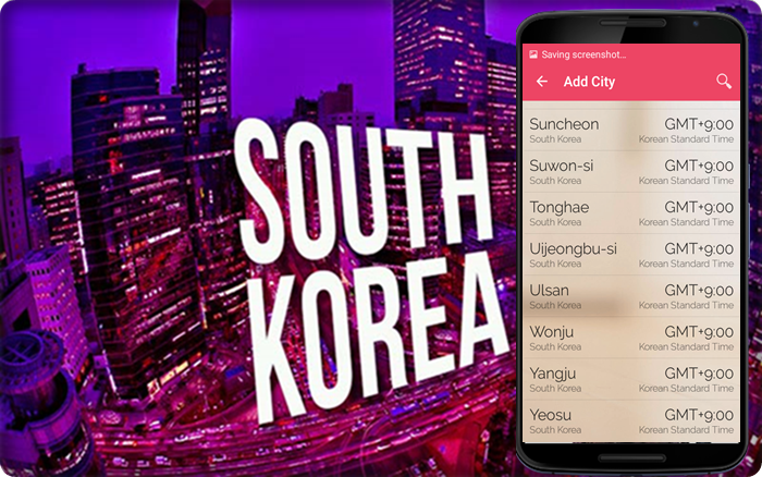 South Korea time 스크린샷 4