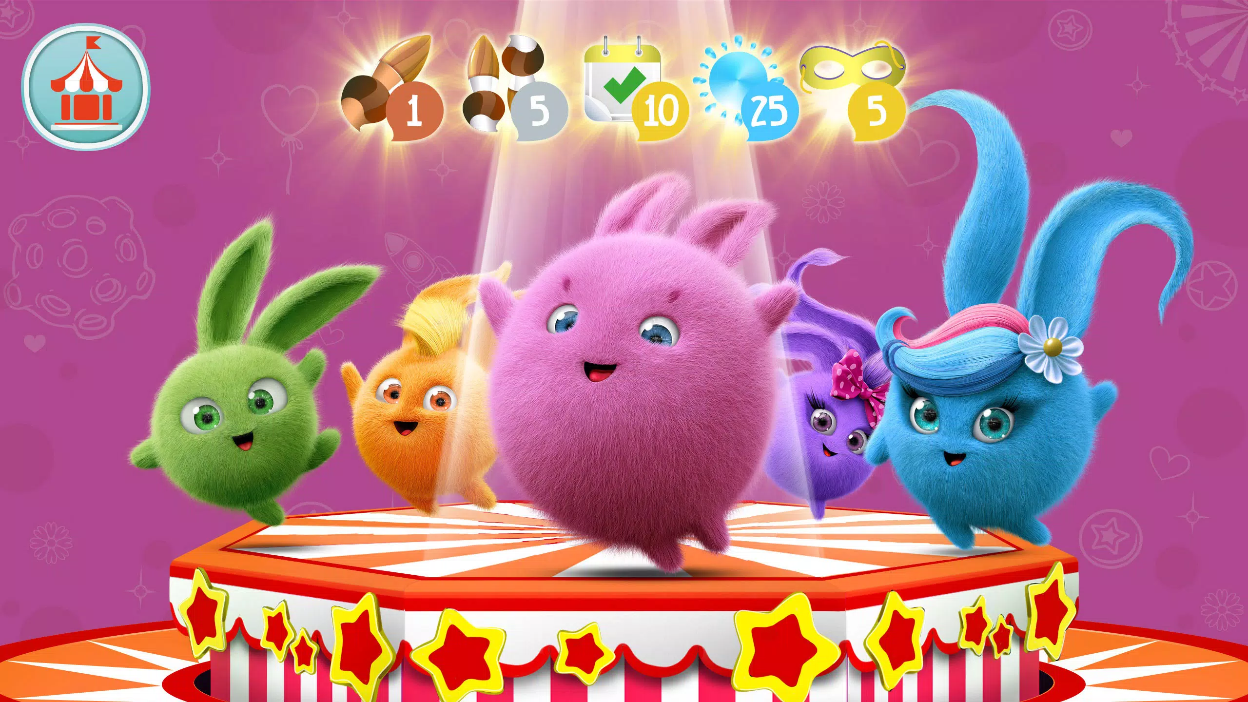 Sunny Bunnies: Coloring Book應用截圖第4張