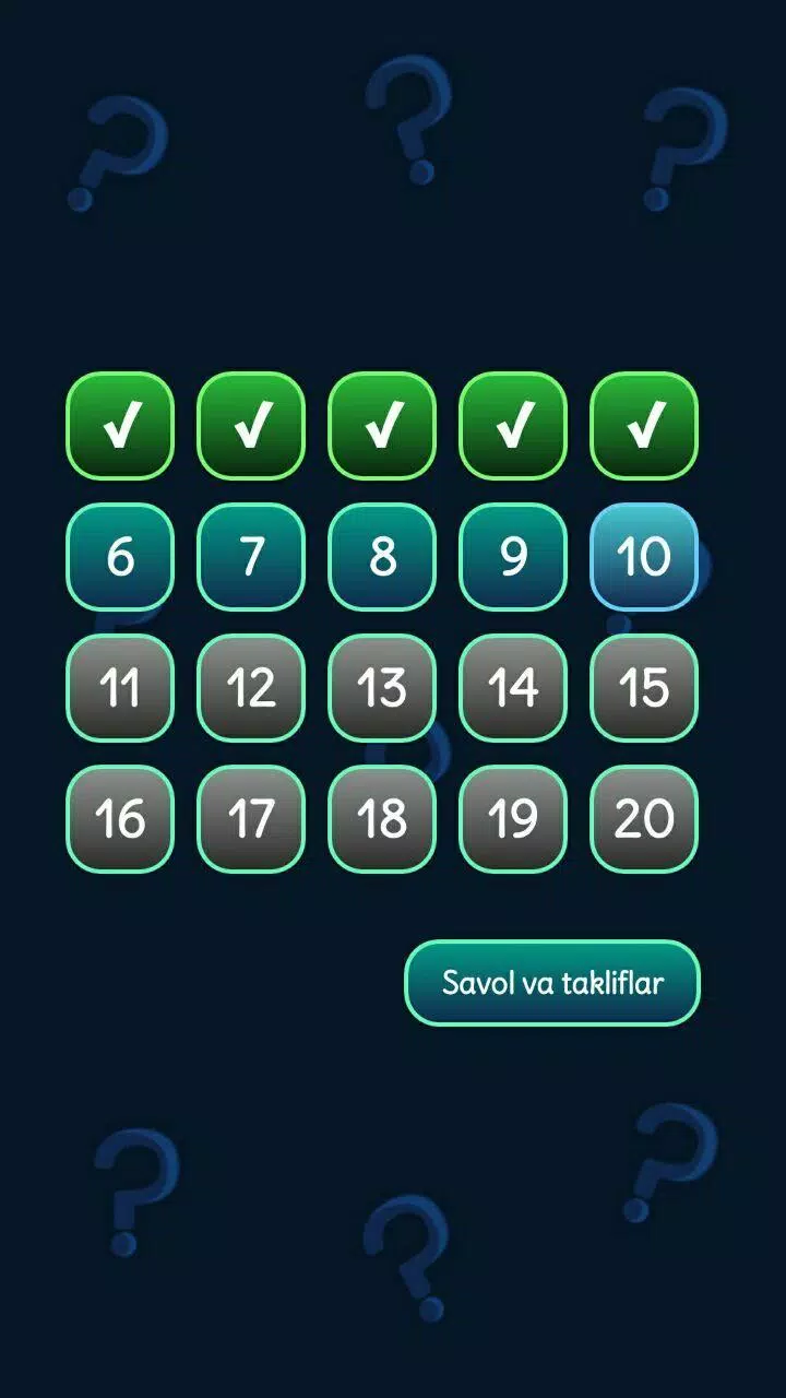 Viktorina Uz - Test savollari應用截圖第2張