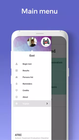 Schermata Autism Evaluation Checklist 1