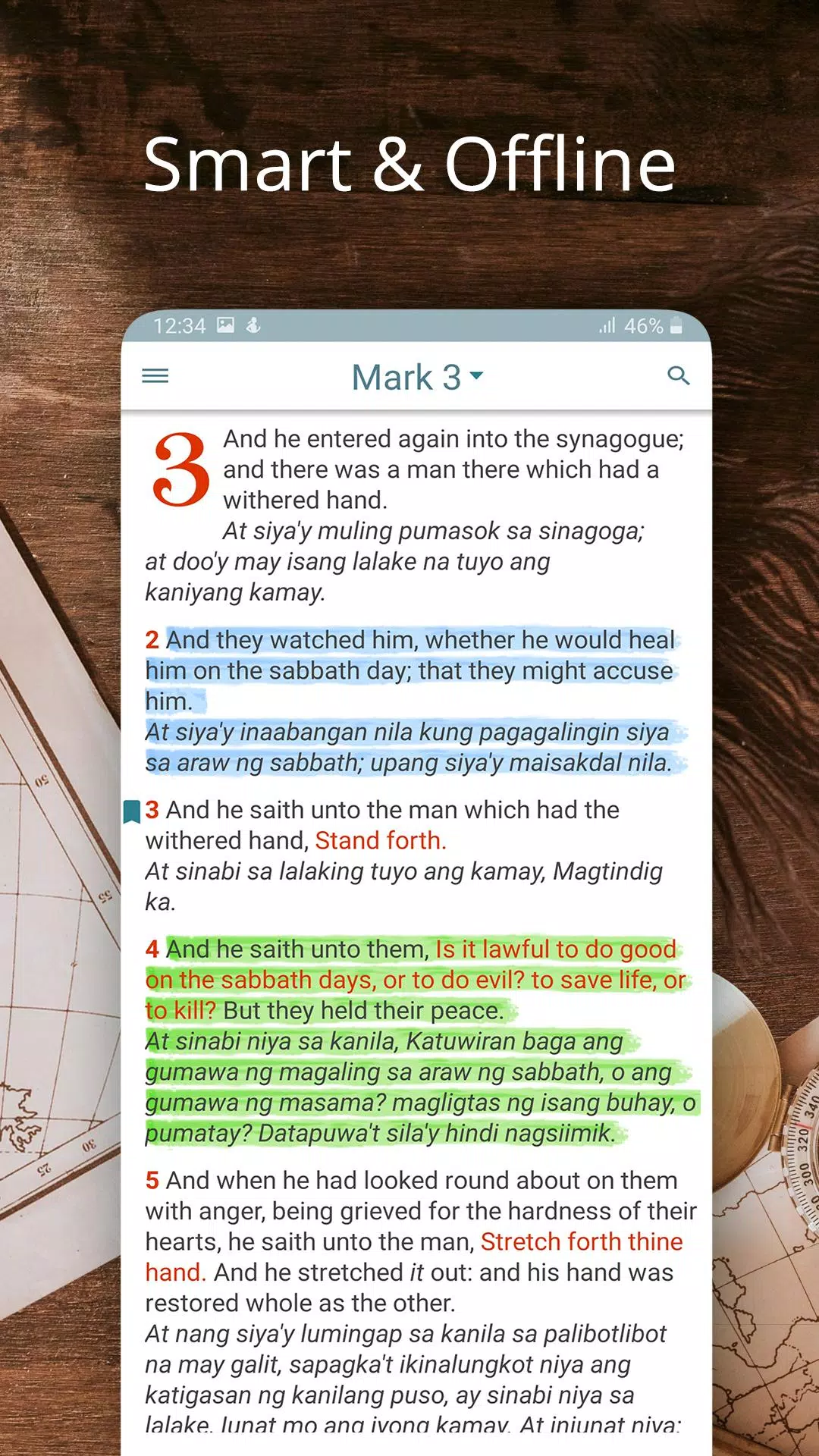 English Tagalog Bible Offline Screenshot 1