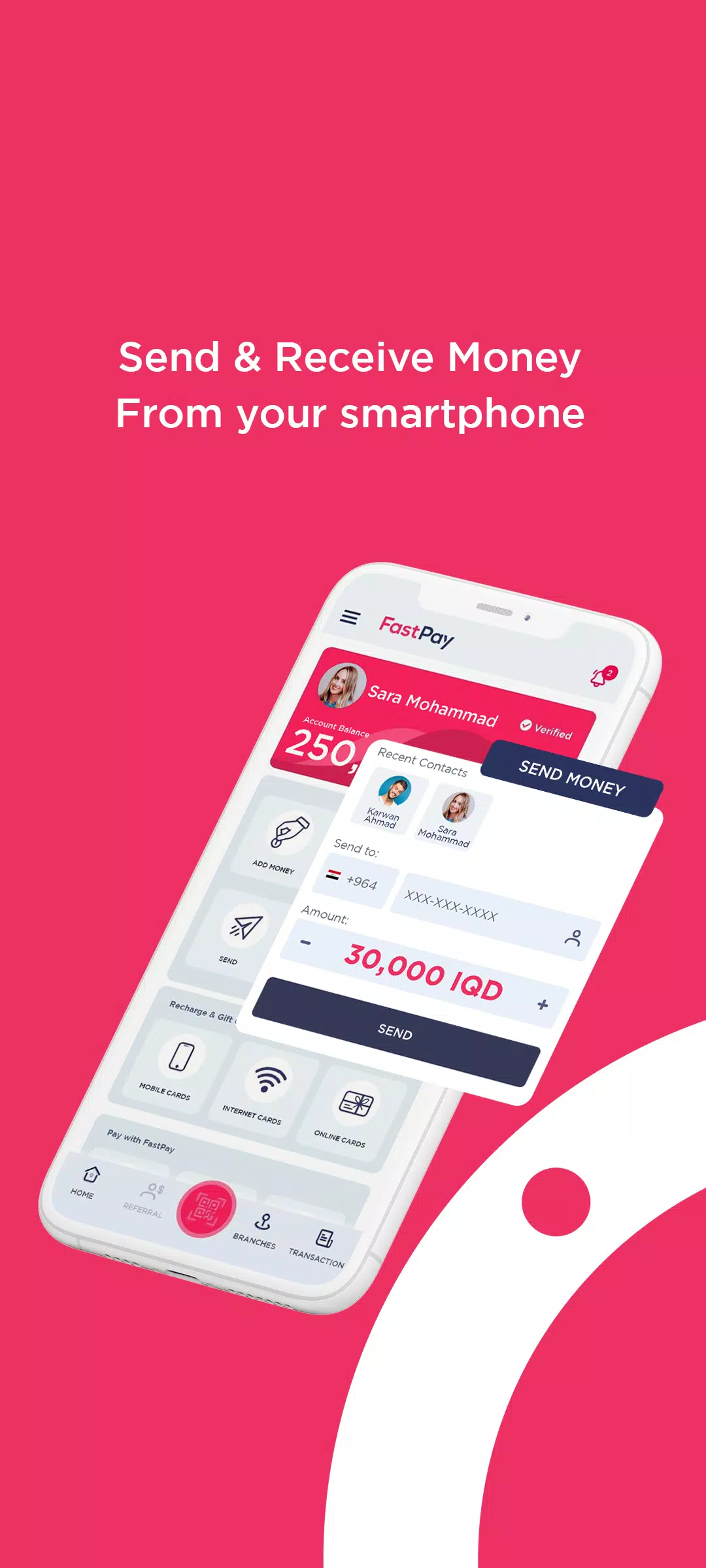 Schermata FastPay Wallet 4
