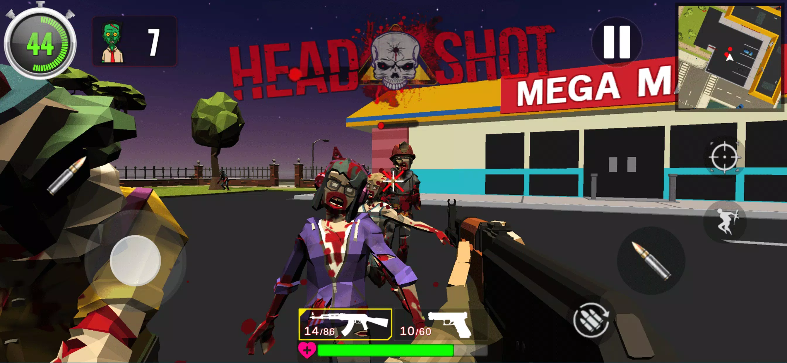 Zombie Hunter : Police Shooter应用截图第4张