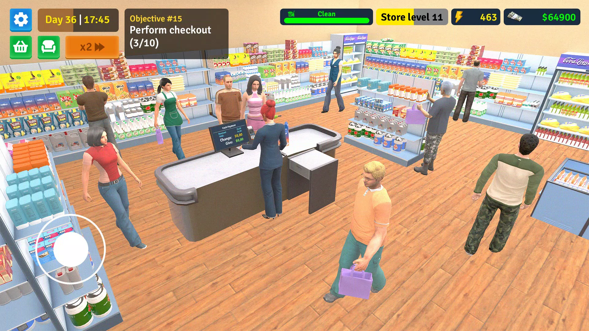 Supermarket Simulator Store Capture d'écran 2