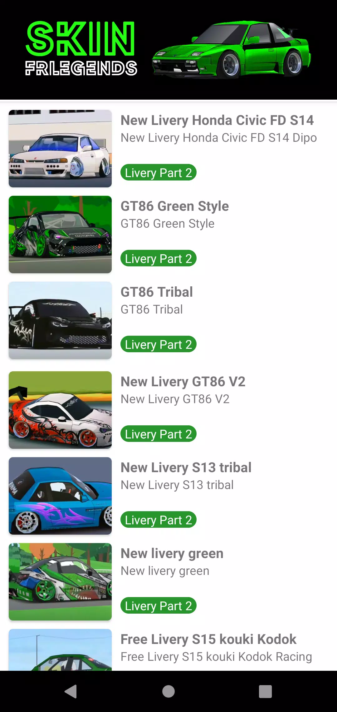 Skin FRLegends Livery Mod Ekran Görüntüsü 4