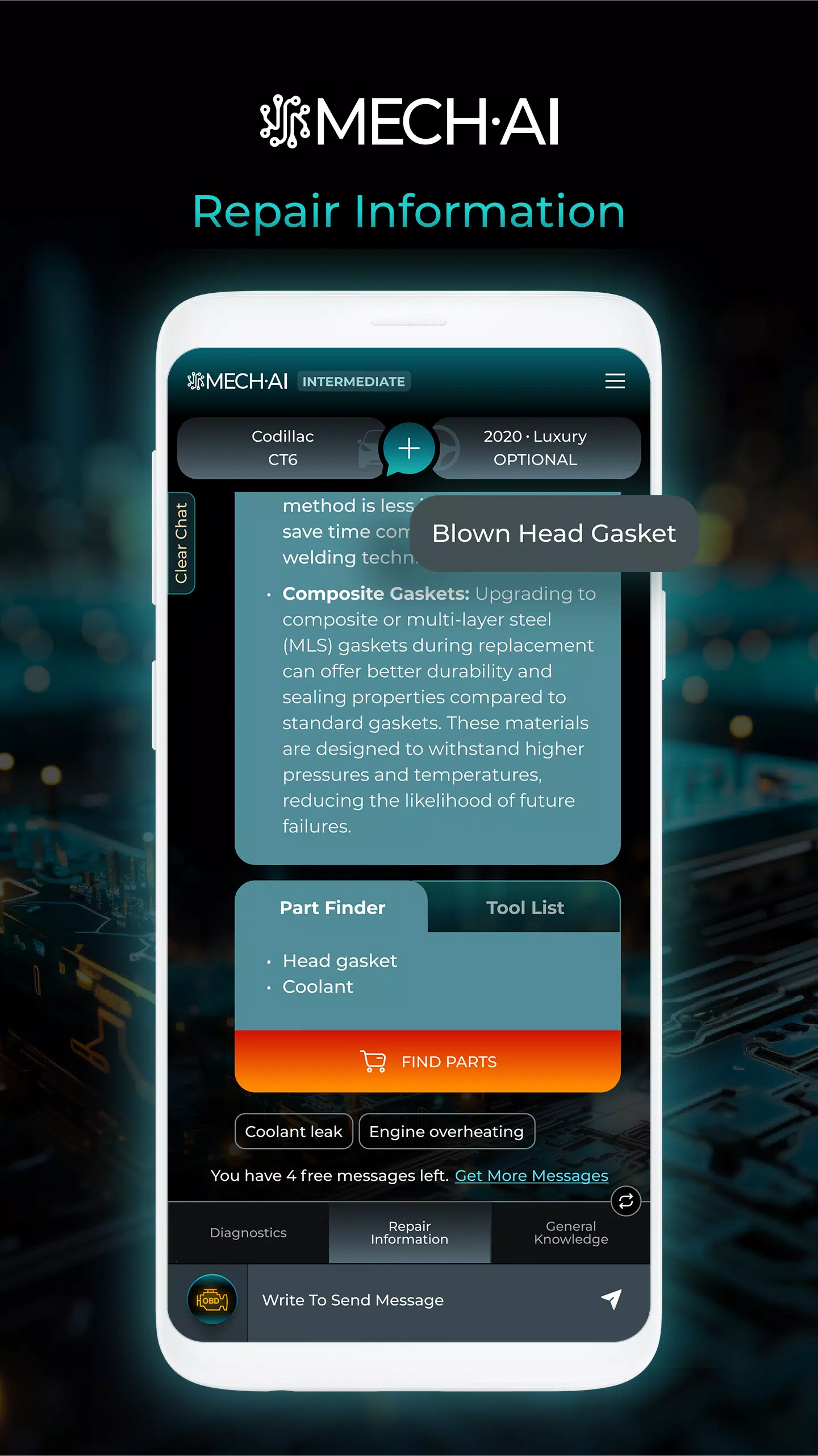 Schermata MECH.AI: Diagnostic & Repair 3