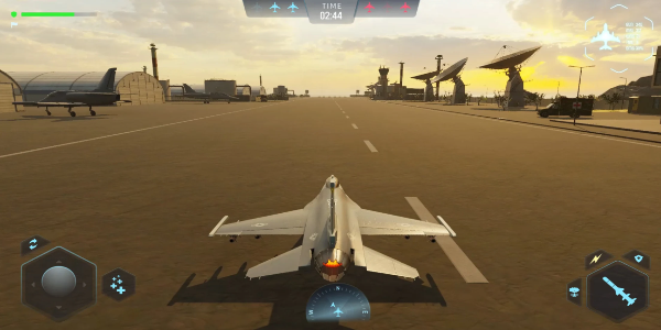 Sky Warriors: Airplane Games Captura de pantalla 2