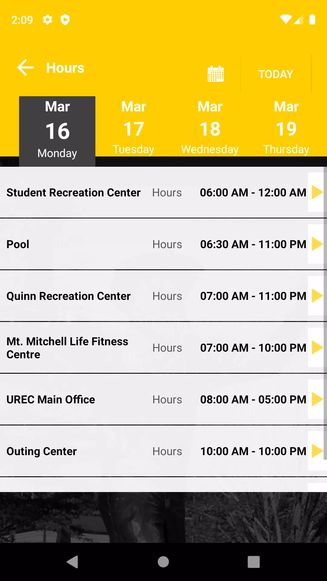 Schermata App State UREC 3