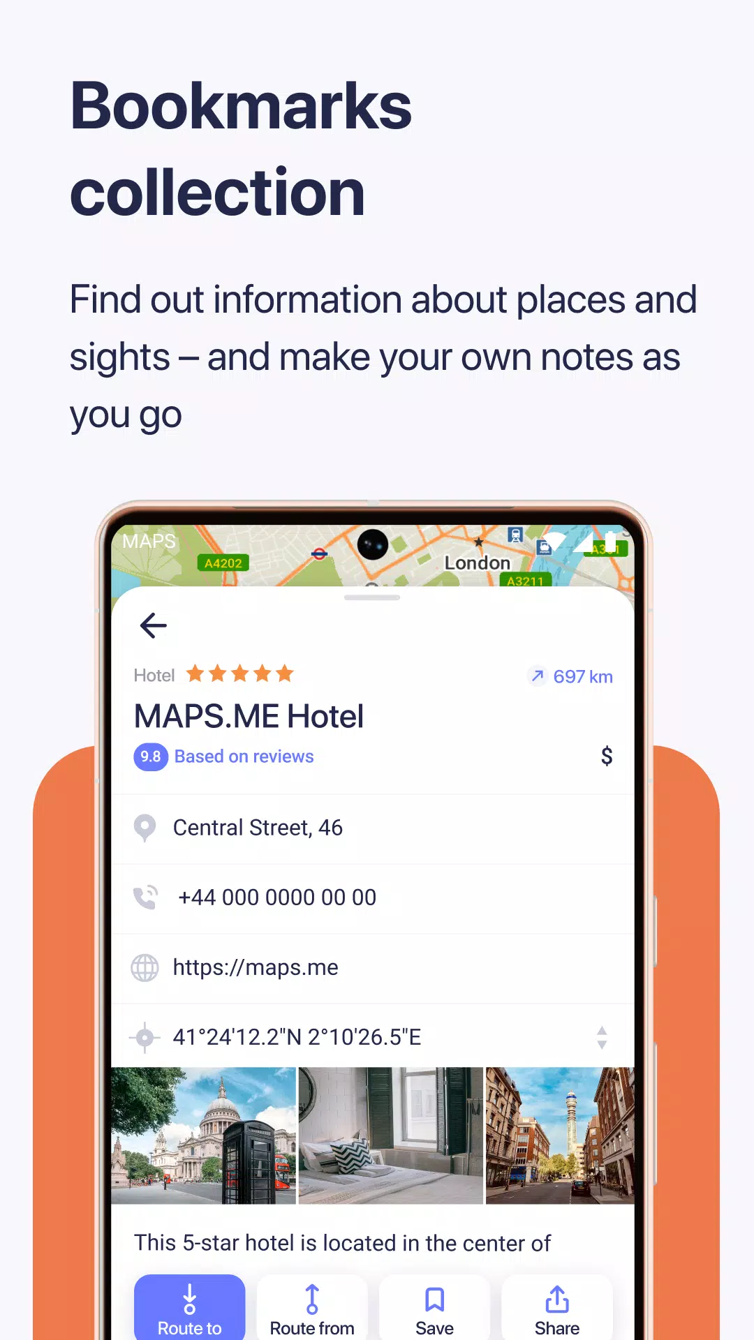 MAPS.ME: Offline maps GPS Nav Screenshot 3