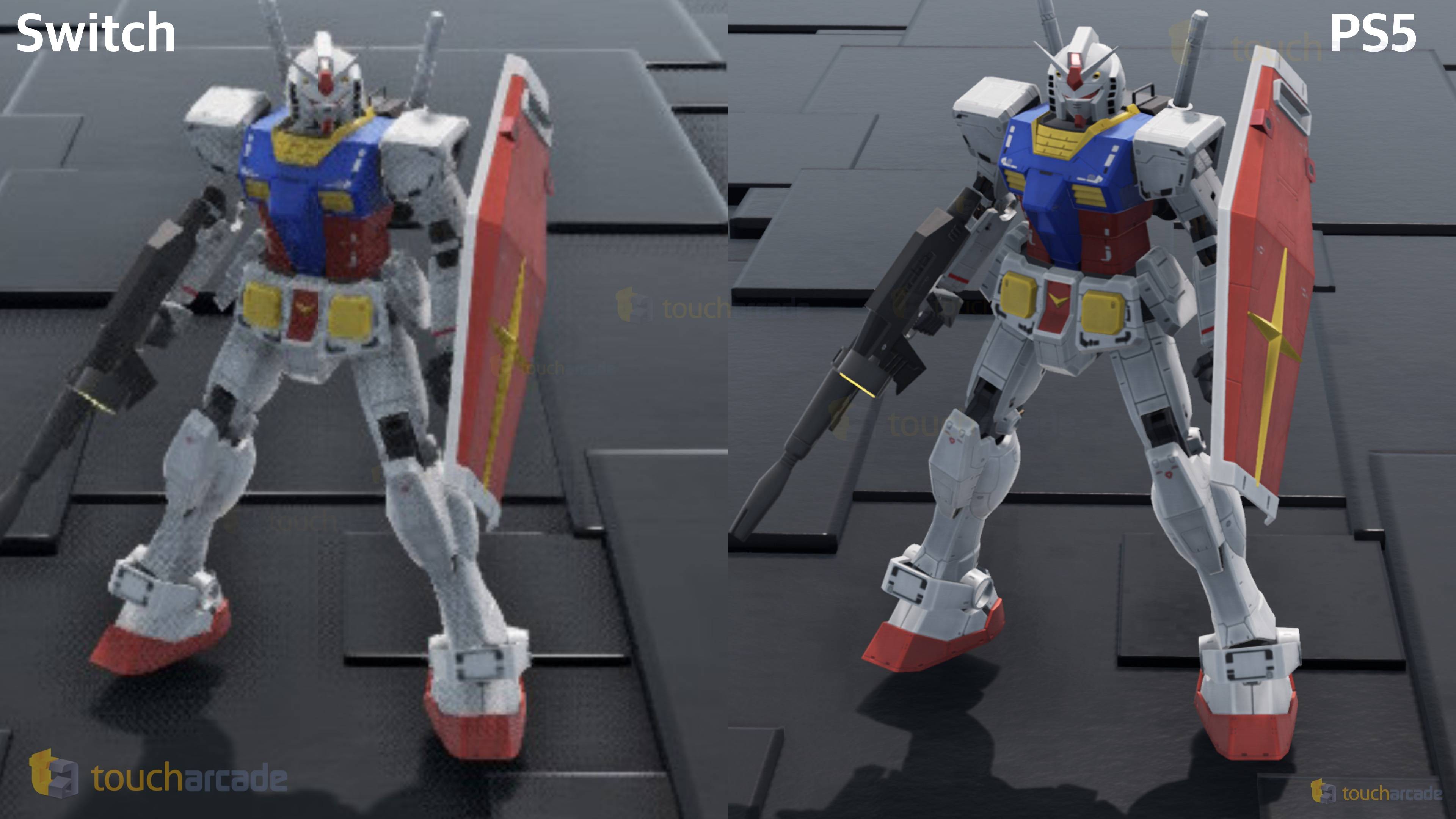 Gundam Breaker 4 Platform Comparison Screenshot