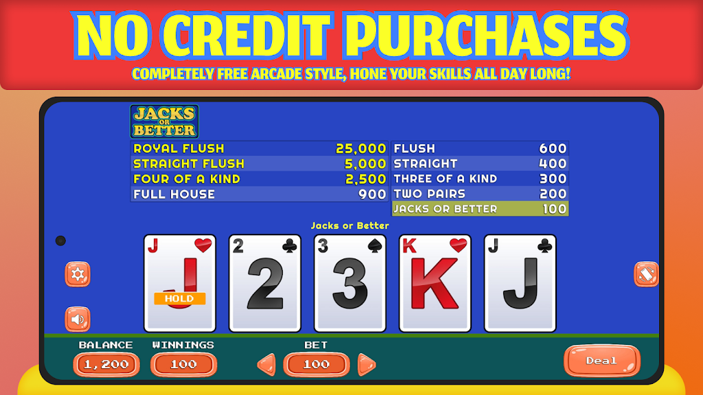 Jacks or Better - Offline Screenshot 3