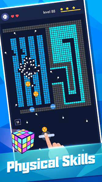 Break Bricks - Bricks Breaker Mod Schermafbeelding 3