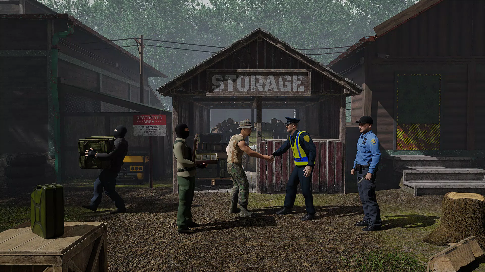 Border Patrol Police Game Tangkapan skrin 4