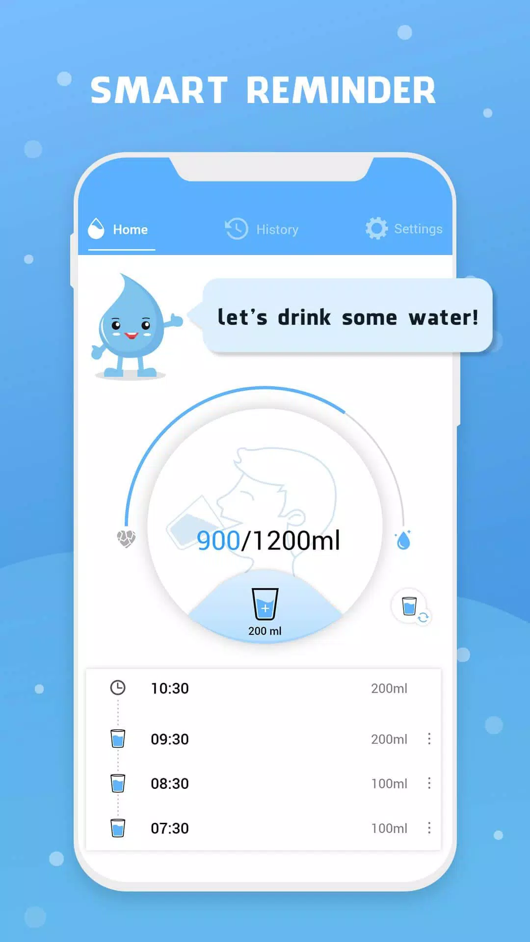 Water Reminder - Remind Drink Screenshot 1