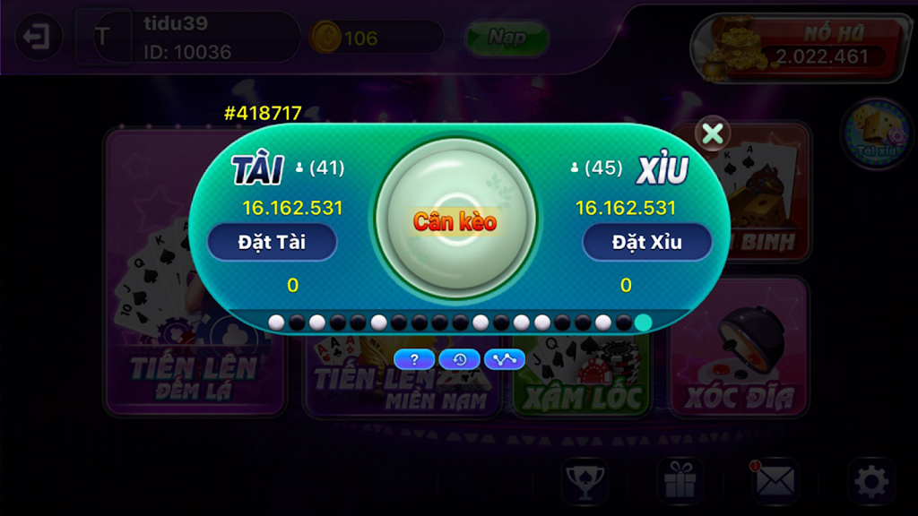 GAME BAI DOI THUONG - DANH BAI XANH CHIN Capture d'écran 1